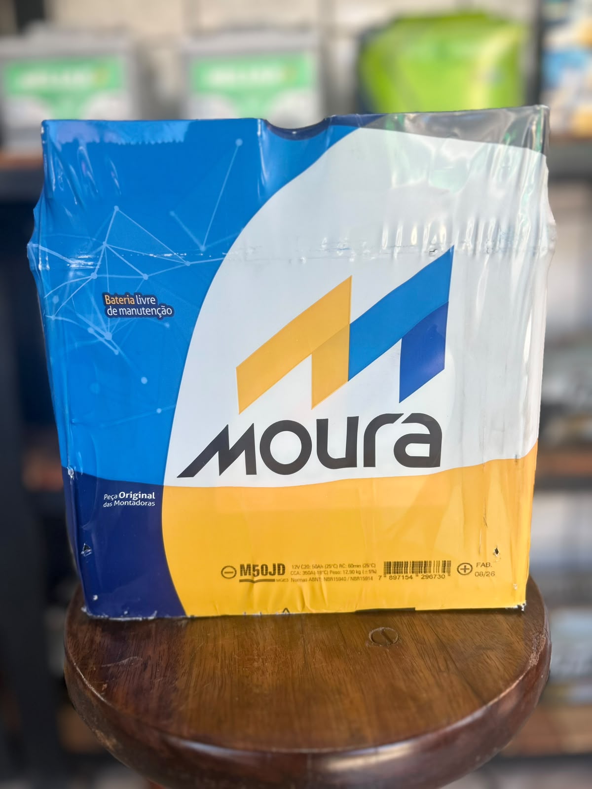 Bateria Moura 50Ah (Caixa Fina)